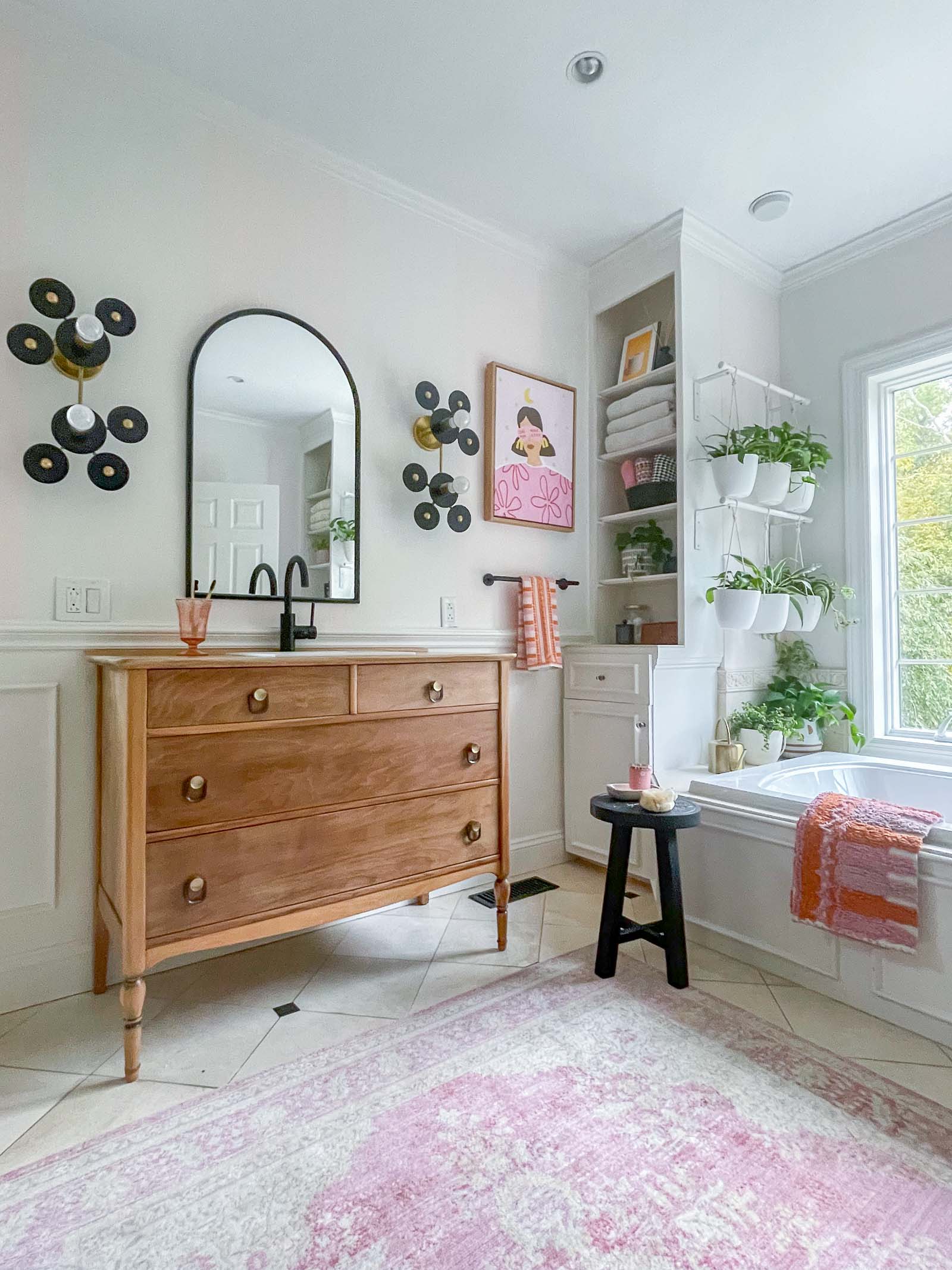 bathroom makeover reveal