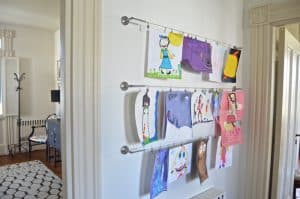 Easy Way to Display Kids Art