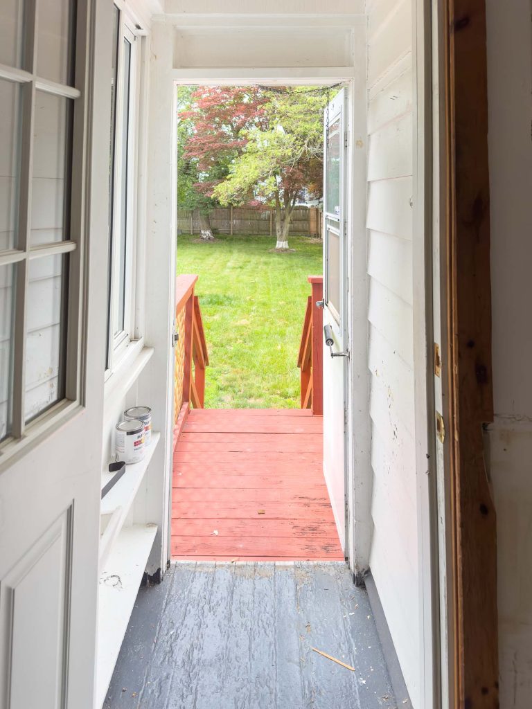 back entry at the flip house