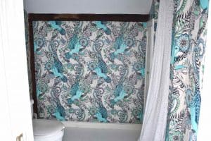 What a difference wallpaper can make!