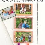 crafting with vacation photos