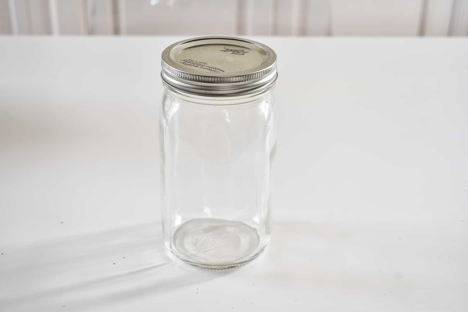 start with a mason jar