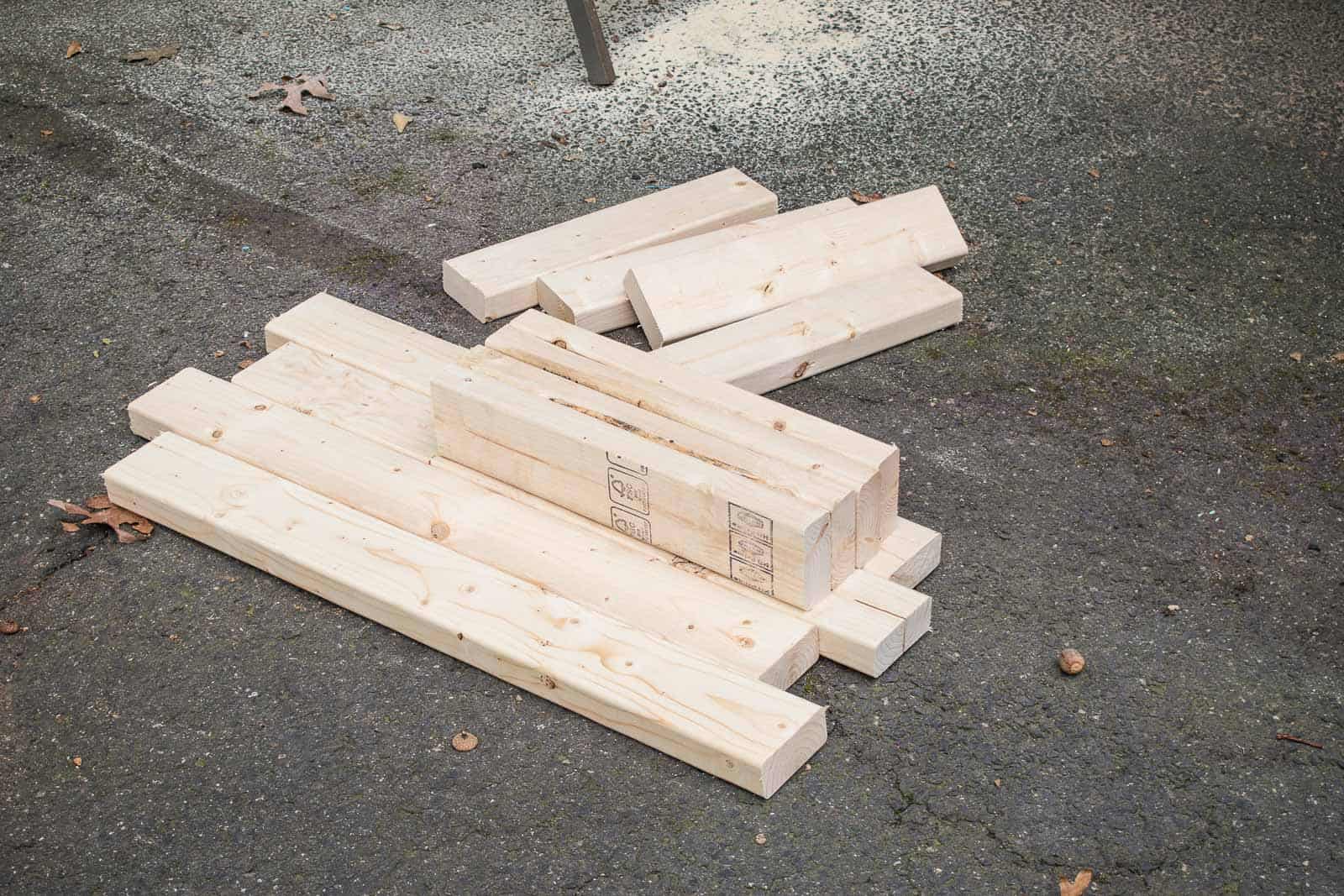 cut the lumber