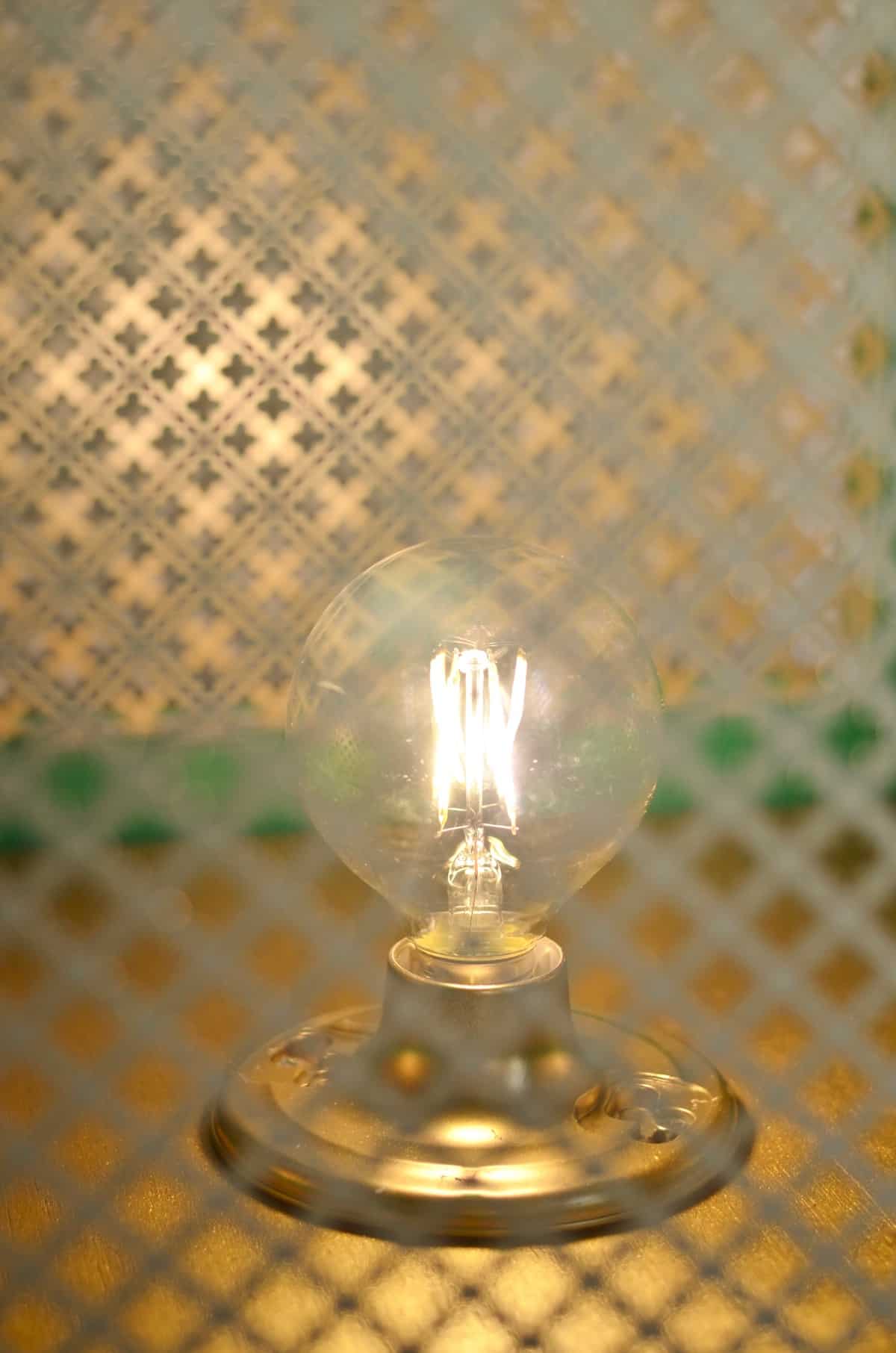 Simple craft store frames turned gold box light.