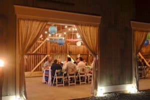  I strung lots of globe lights across the ceiling and then hung the parasols and paper lanterns.