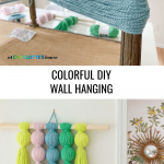 diy yarn wall hanging
