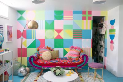 painted office mural