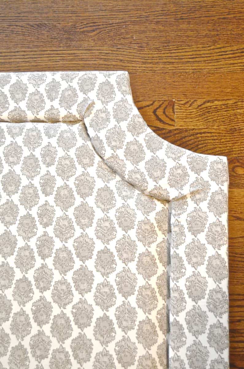 DIY upholstered belgrave headboard tutorial.