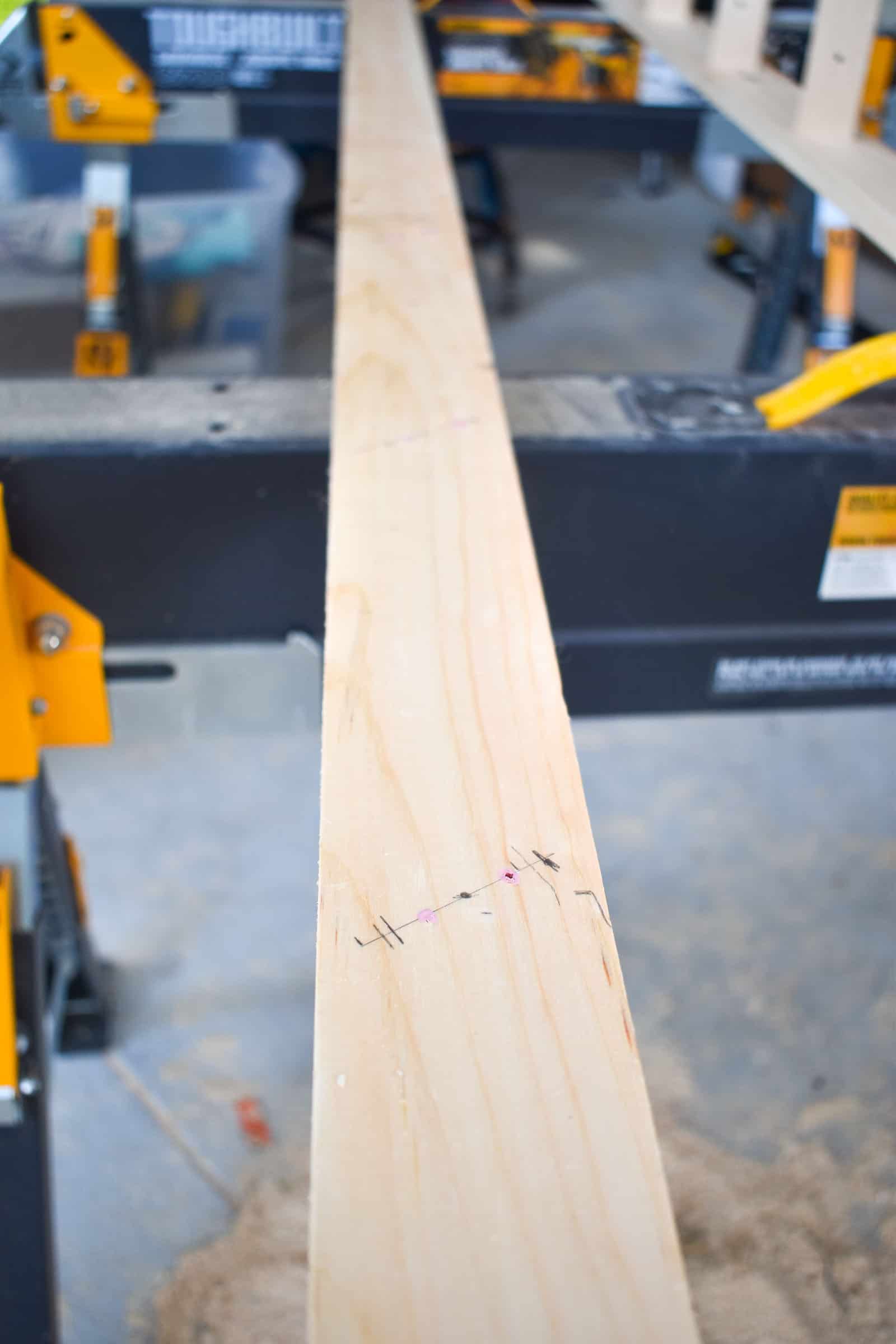 measure distance between rungs