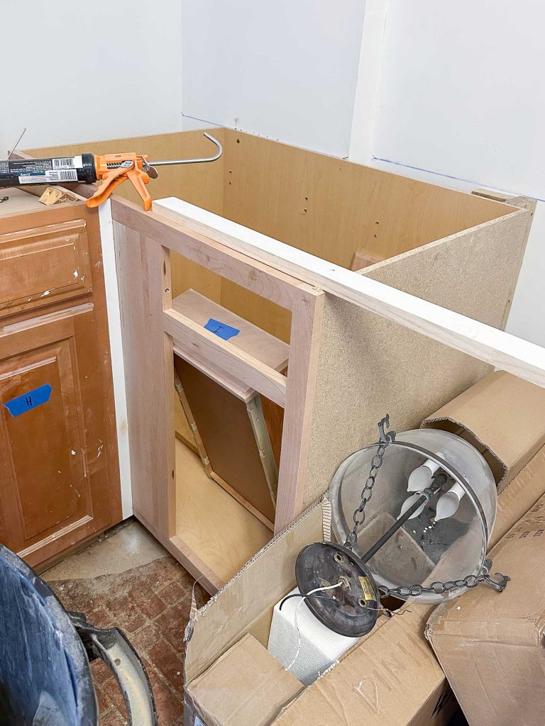 kitchen cabinets set for counter