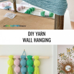 diy yarn wall hanging