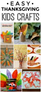 Easy Thanksgiving kids crafts