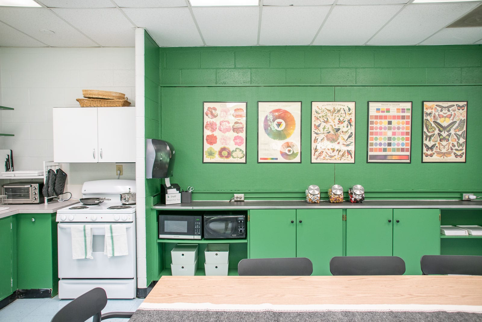 Faculty Room teachers lounge Makeover