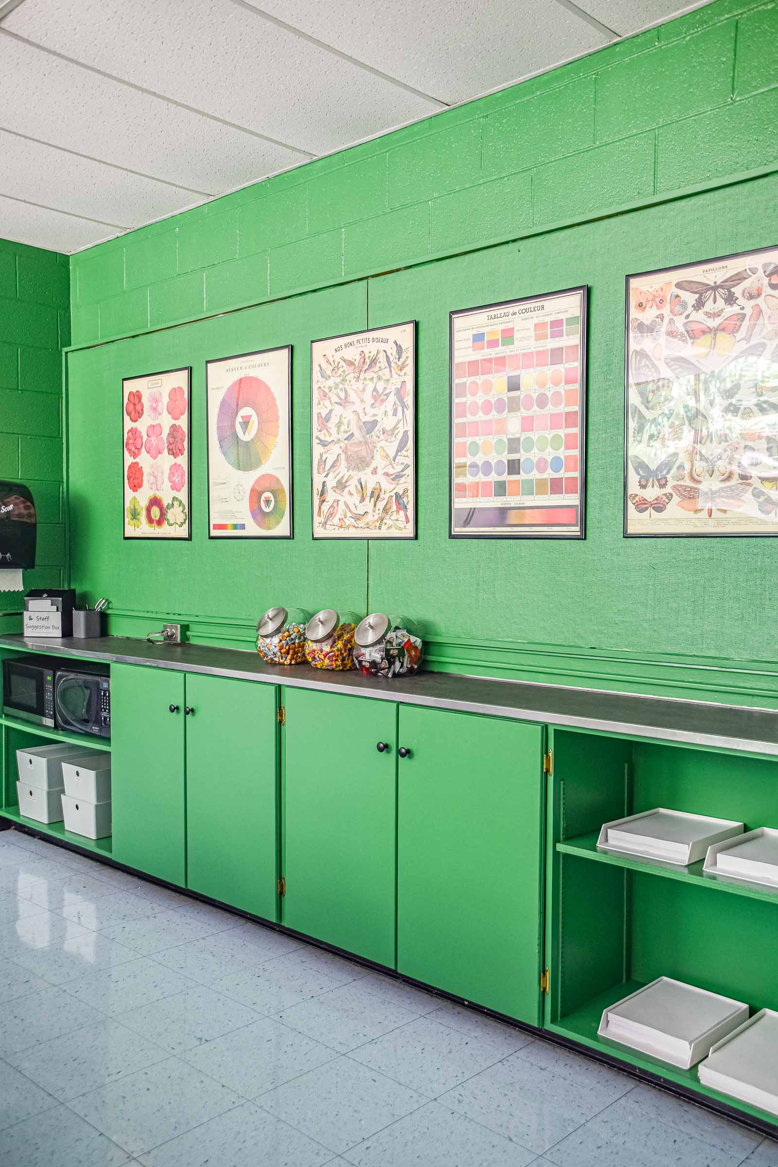 faculty room makeover