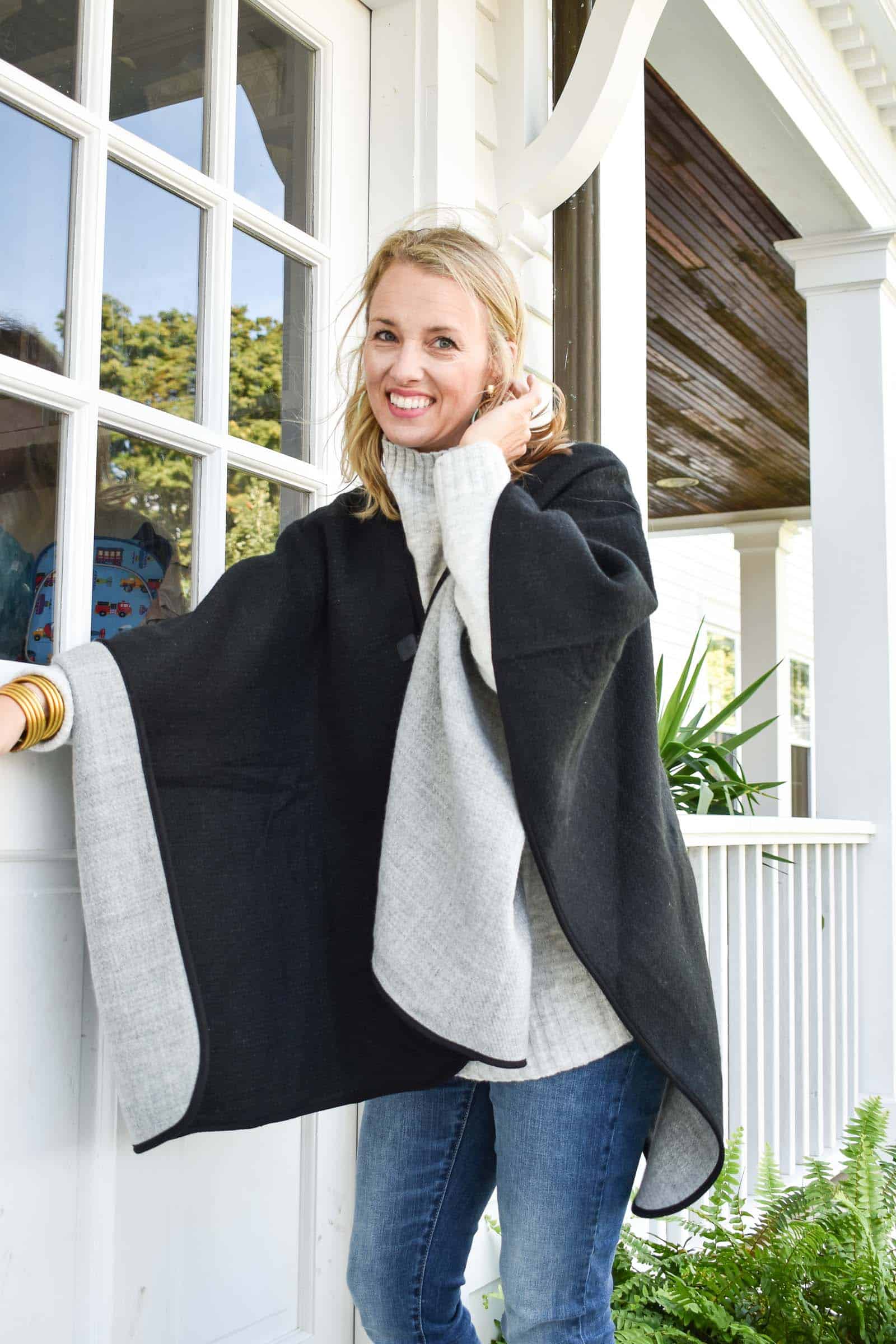 black fall cape