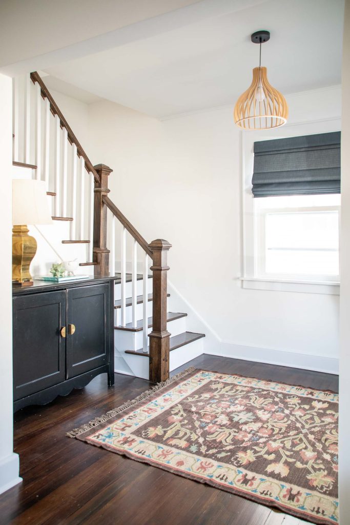 front hall foyer after
