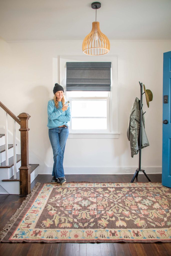 front hall foyer after