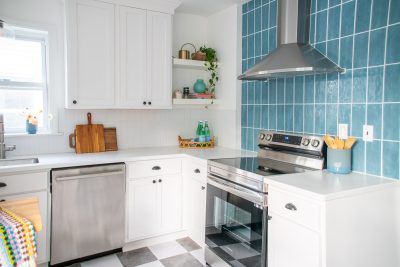 kitchen makeover at the flip house