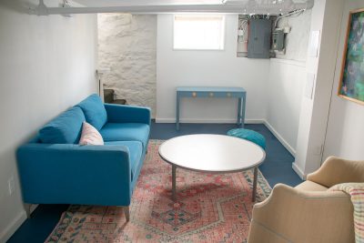 flip house basement after
