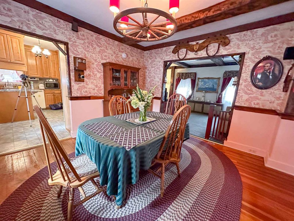 interior of flip house dining room saloon