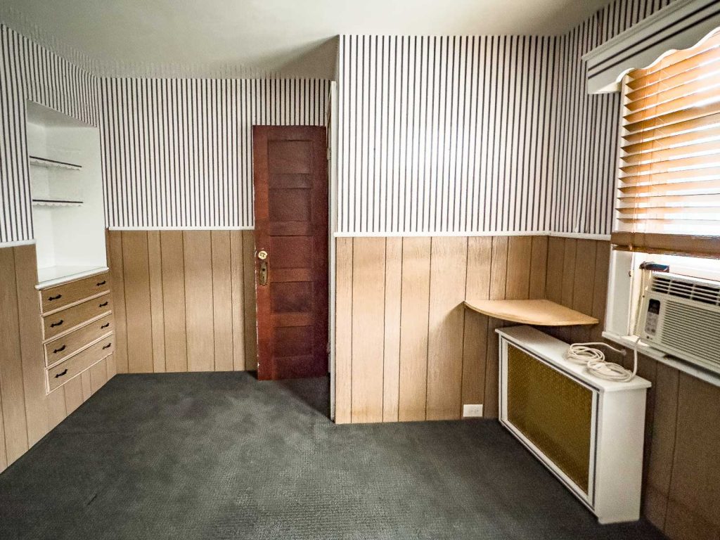 boys bedroom in flip house before
