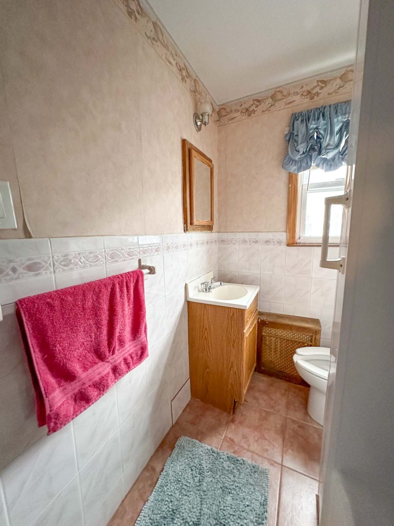 flip house bathroom before