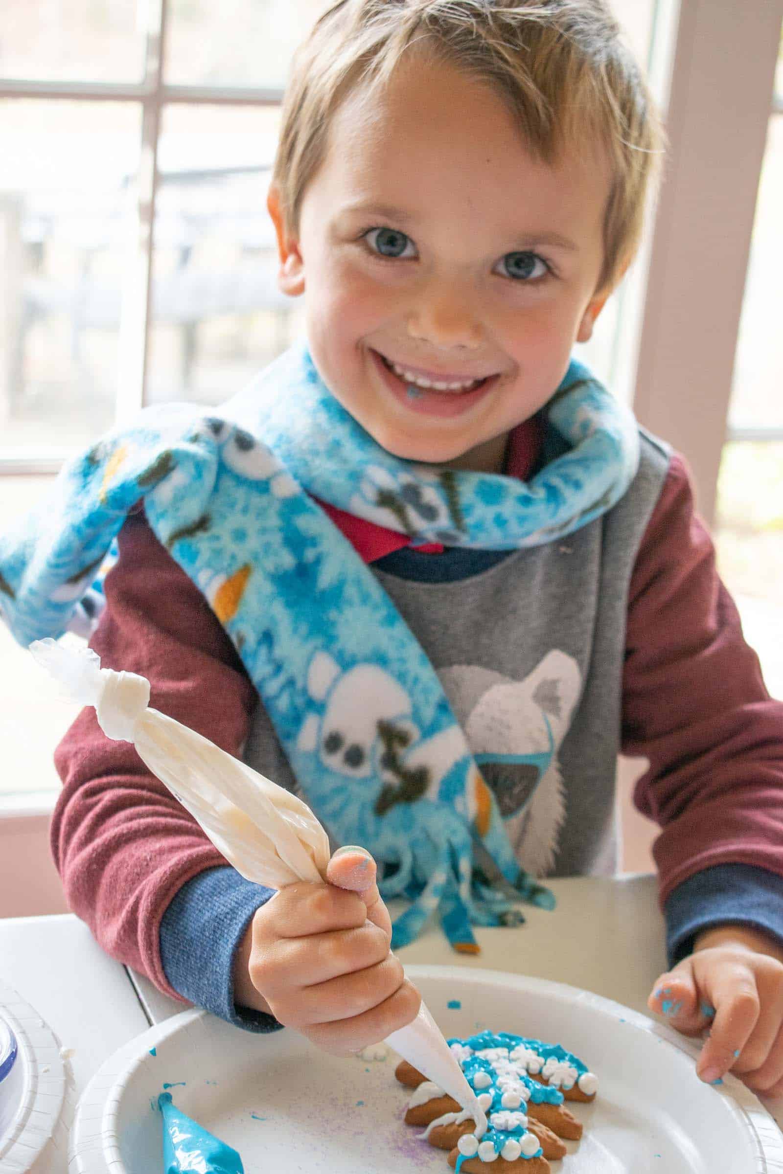 kids frozen 2 fleece scarf
