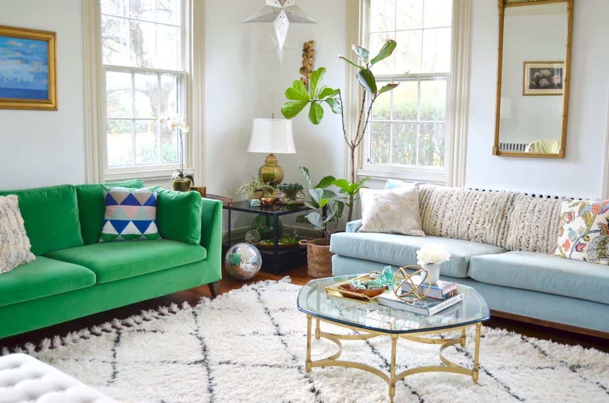 Before and After of At Charlotte's House Home tour