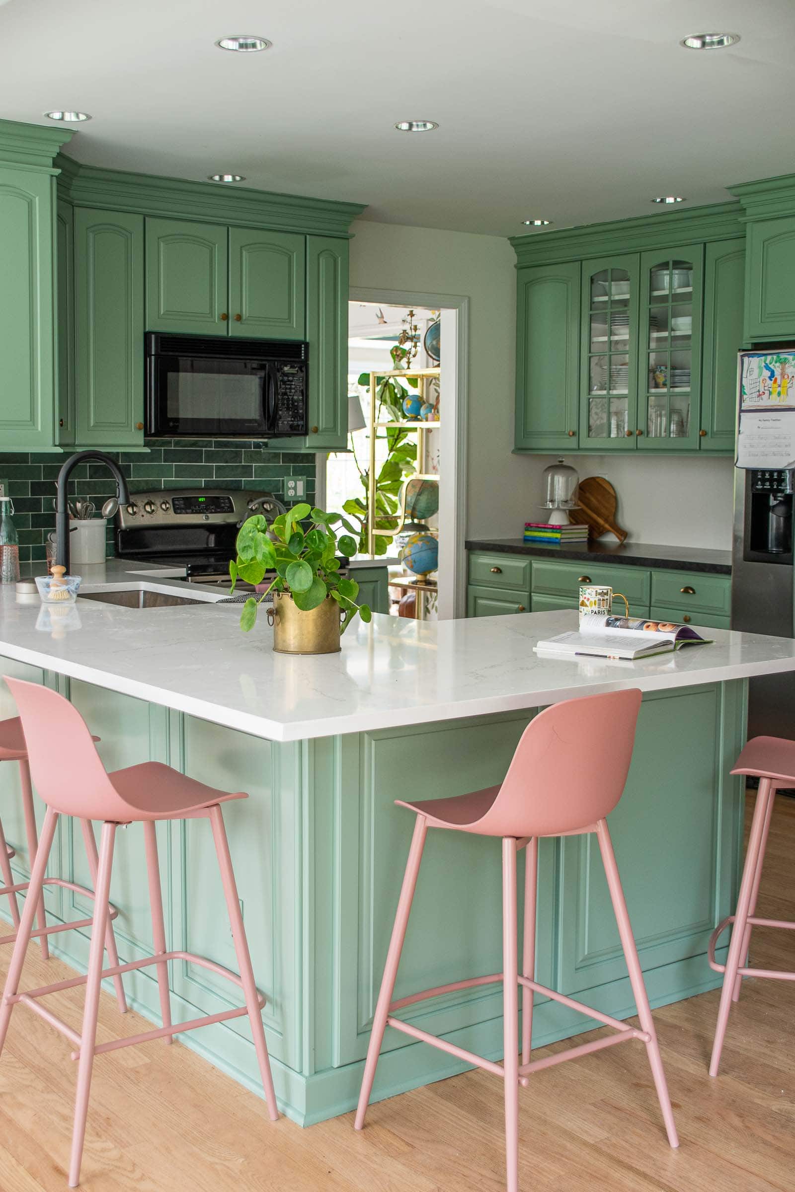 new quartz kitchen counter