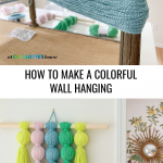 diy yarn wall hanging