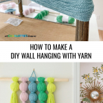 diy yarn wall hanging