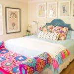 tassel blanket in master bedroom