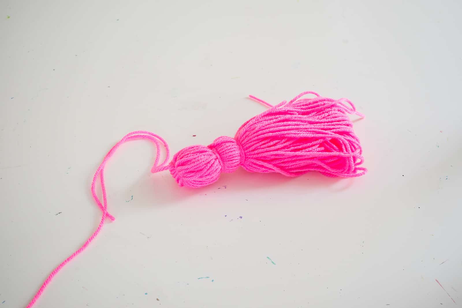 wrap another section of the tassel