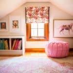 new valance in reading nook