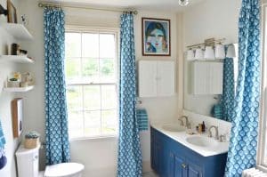 chic and modern master bathroom makeover