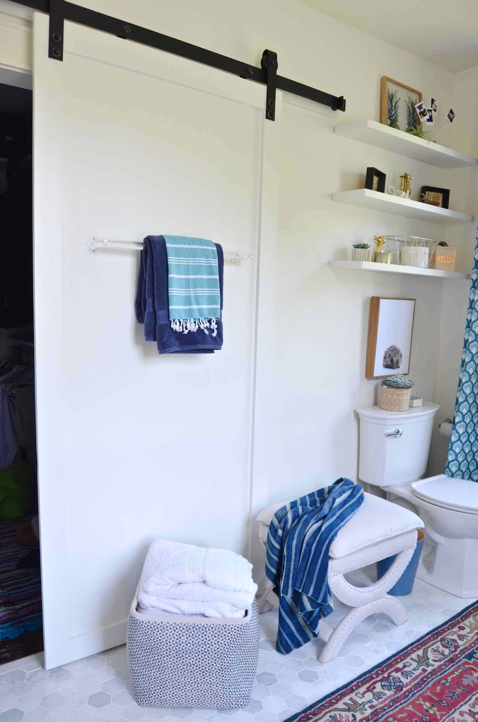 chic and modern master bathroom makeover