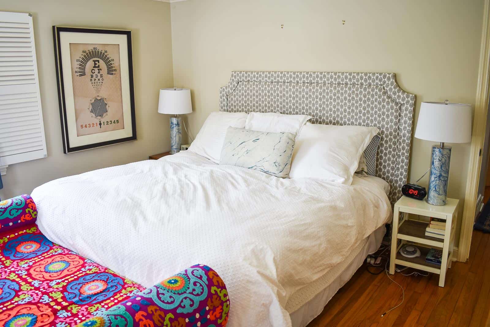 old headboard wall