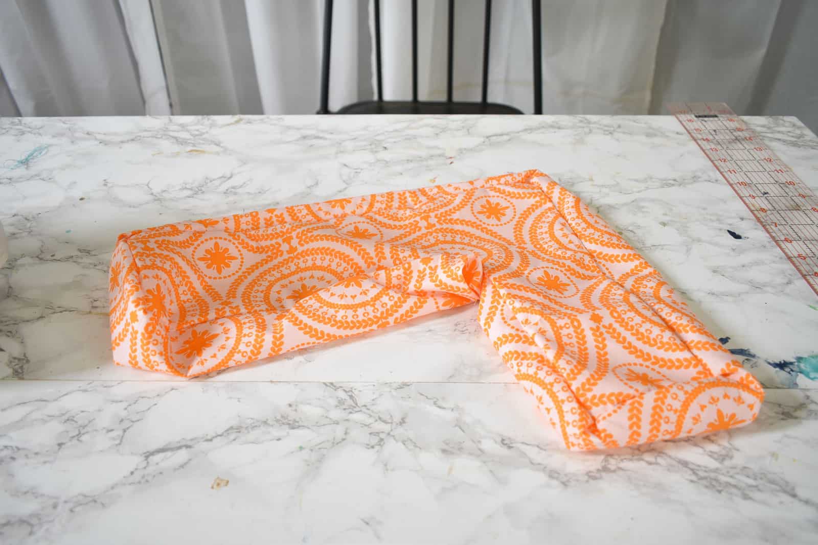 turn the pillow right side out