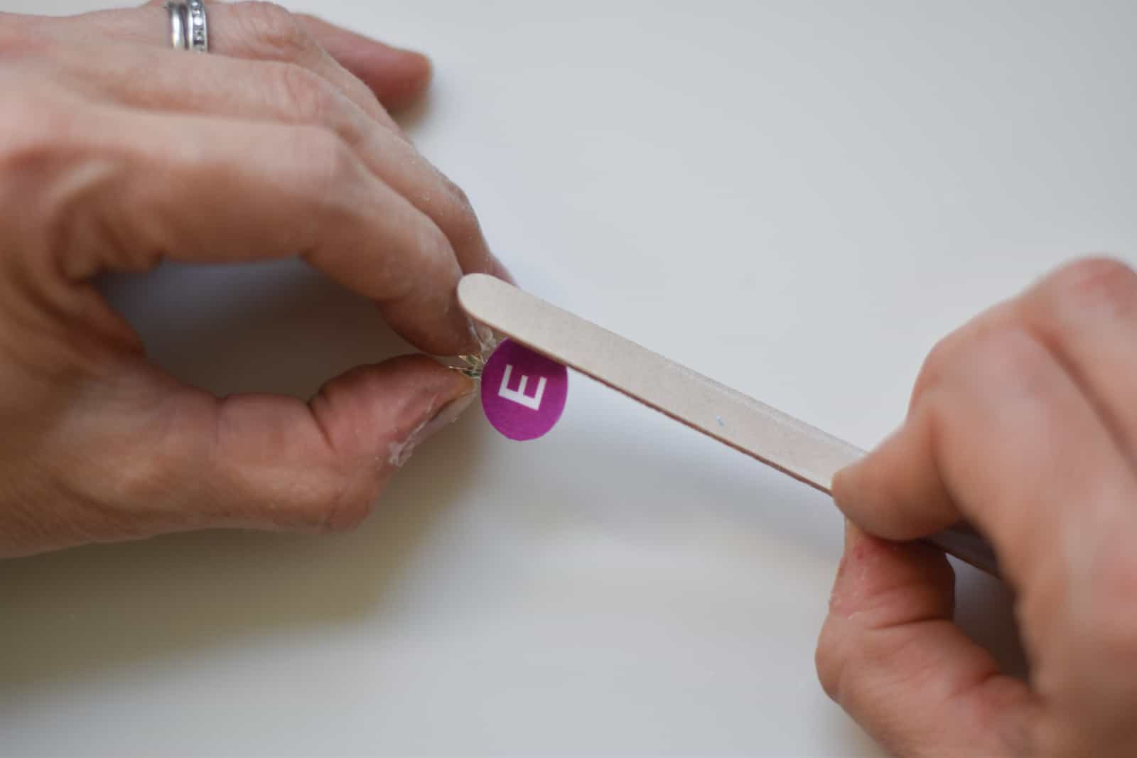 sand the edges with a nail file