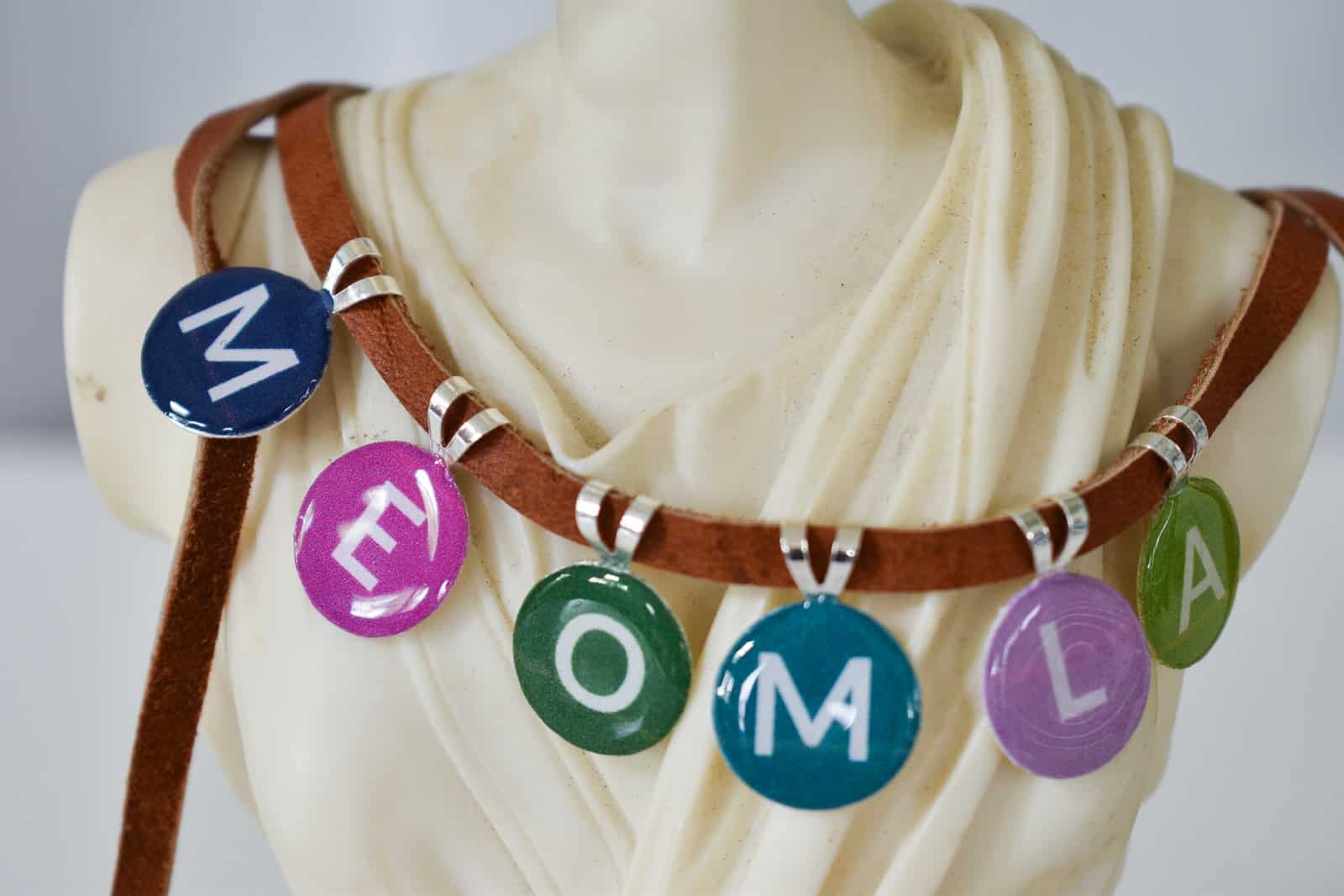 Make your own monogram initial necklace