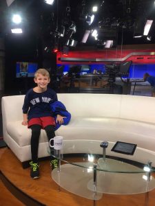 visiting behind the scenes at the news