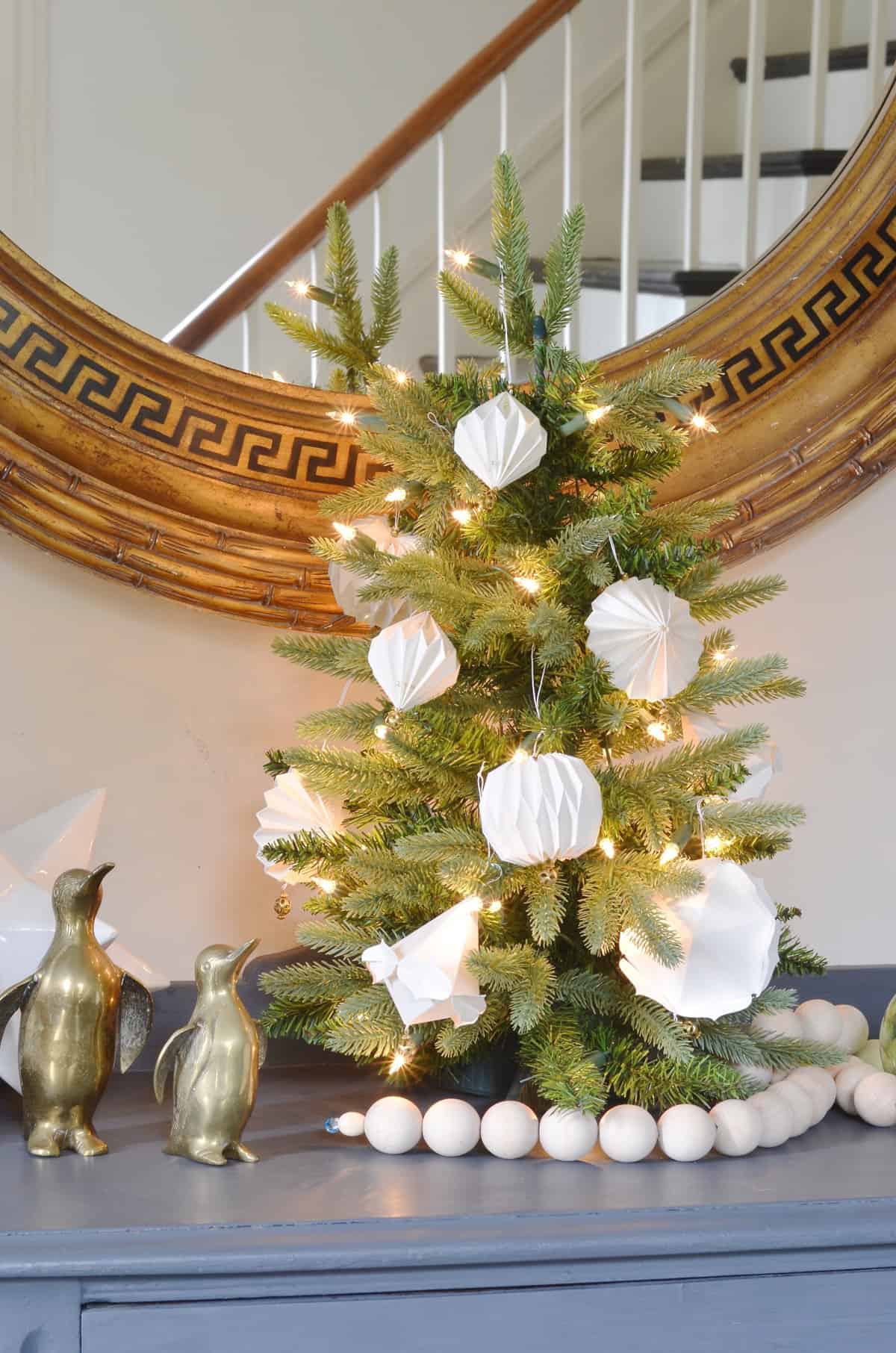 I took one basic Christmas tree and styled it three different ways!