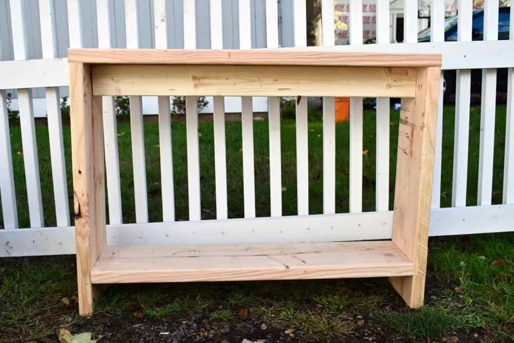 building a table for the one room challenge