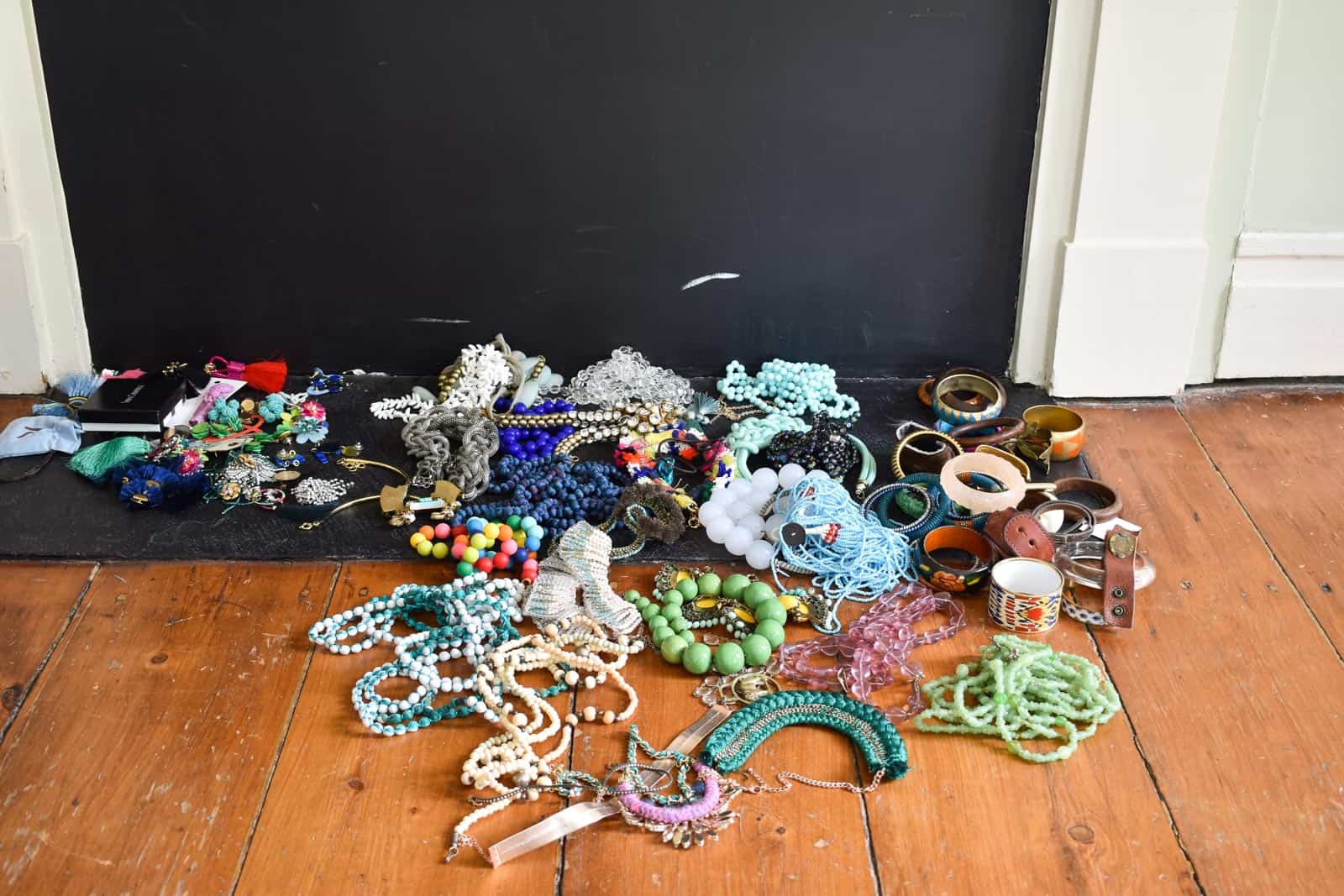 clear out all the jewelry