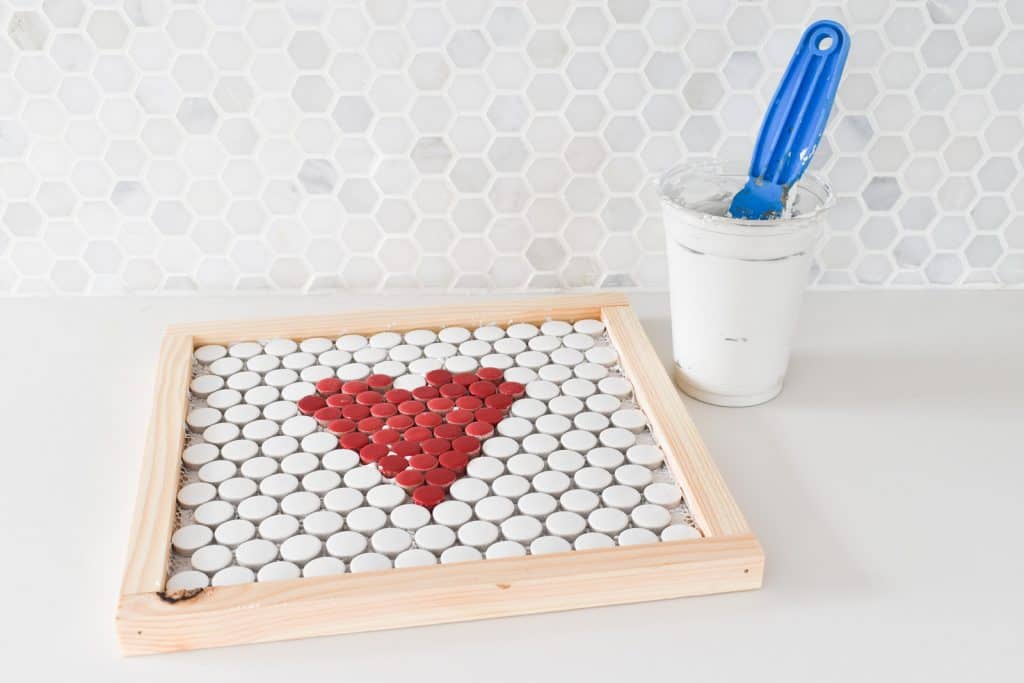mix grout for penny tiles