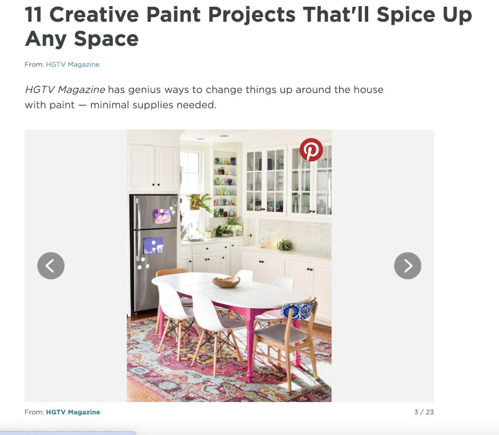 hgtv magazine feature
