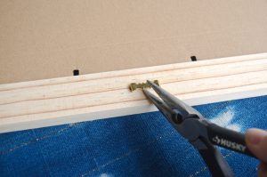 Simple craft store frames turned gold box light.