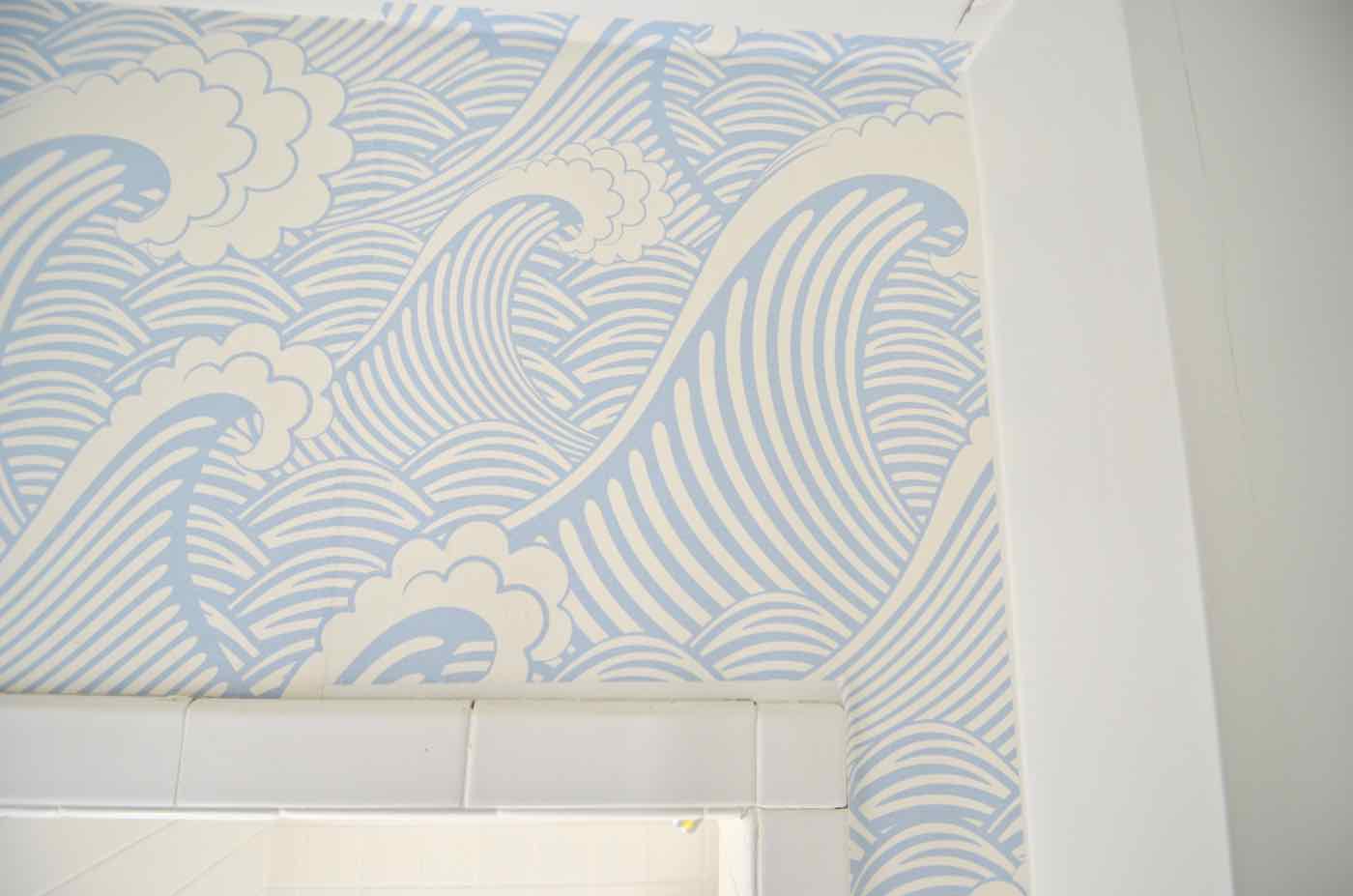 How to apply peel and stick removable wallpaper.