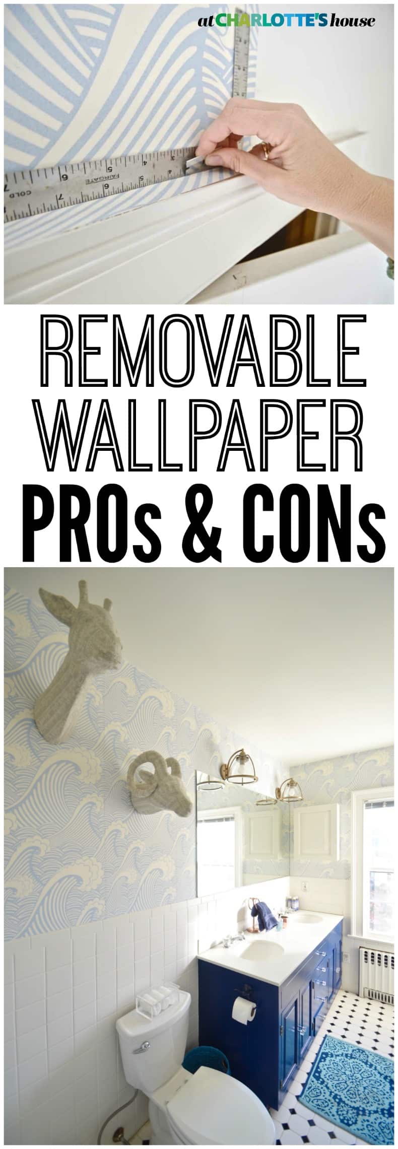 Comparing peel and stick removable wallpaper with traditional pasted wallpaper... I've used both and there are definitely differences!