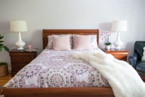 Repainted Relaxing Main Bedroom